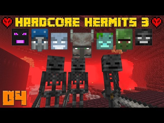 Minecraft Hardcore Hermits 04 In Search Of Skulls (Season 3)