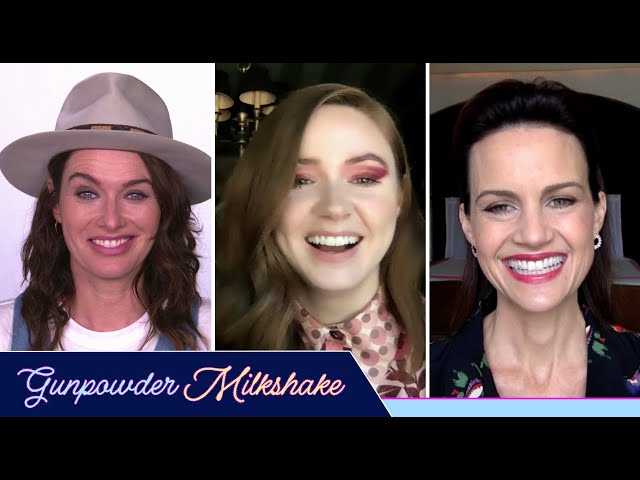 Karen Gillan And The "Gunpowder Milkshake" Cast Plays Who's Who