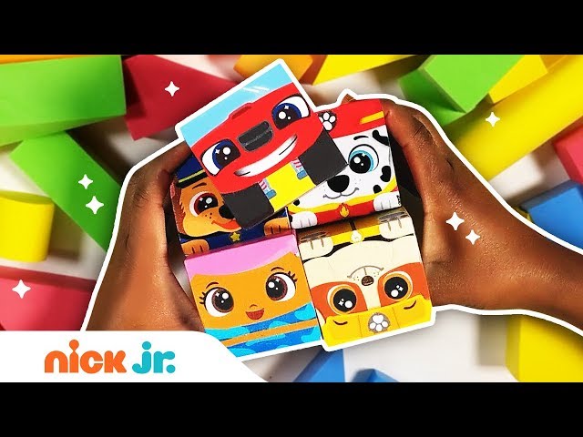 Block Party Squishy Toy Play #2 w/ PAW Patrol, Blaze & Bubble Guppies! | Nick Jr.