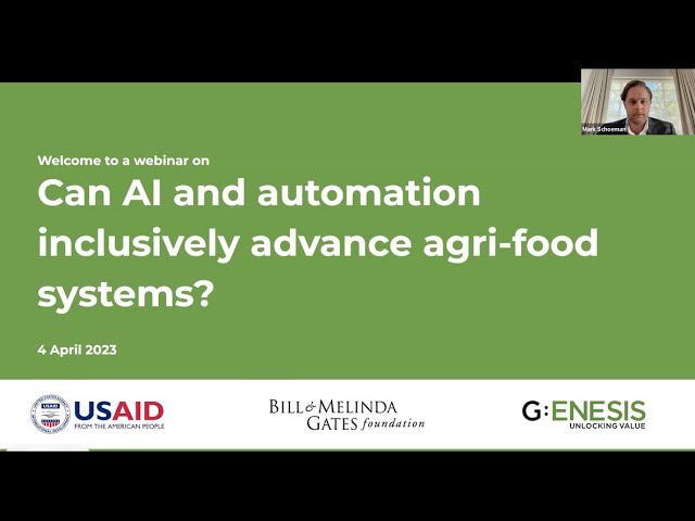 Can AI inclusively advance agri food systems  -  Genesis Analytics