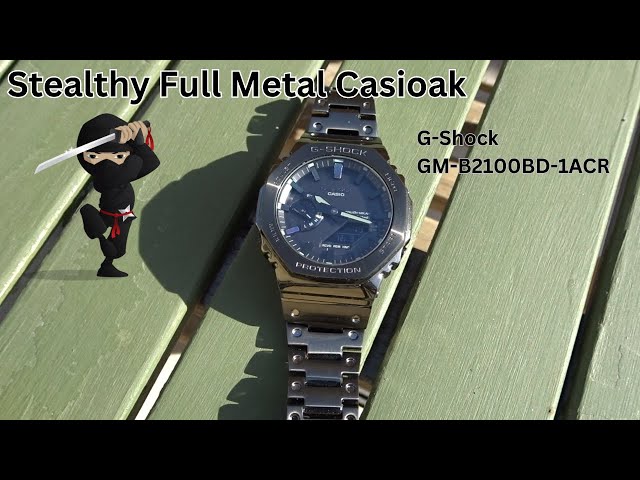 The Subtly Elegant Dark Metal Casioak (GM-B2100BD-1A)