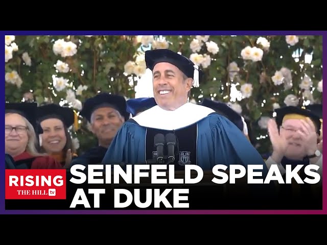 Jerry Seinfeld Says Woke Left KILLING Comedy; Duke U Commencement Speech PROTESTED