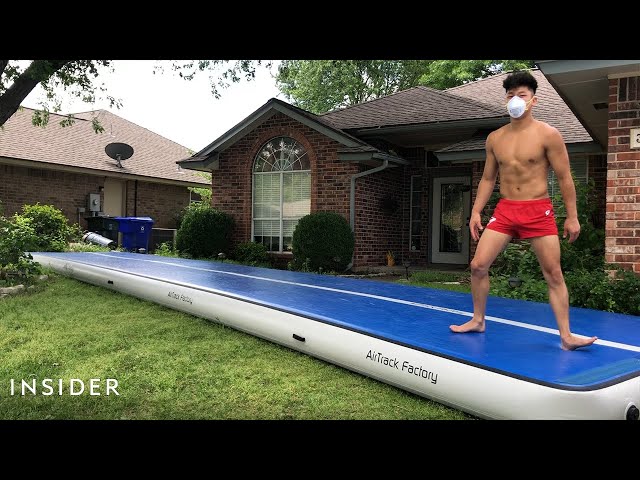 Olympic Gymnast's Workout While Stuck At Home