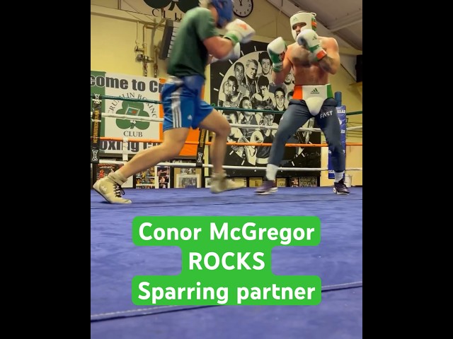 Conor McGregor ROCKS sparring partner #ufc #conormcgregor