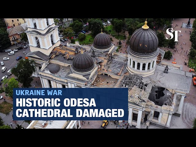 Historic Odesa cathedral damaged amid Russian strikes
