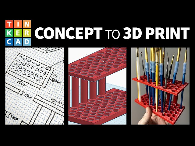 Learn How to Turn Your Ideas Into 3D Prints using TinkerCAD