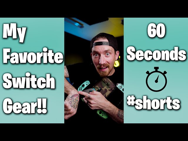 My Favorite Nintendo Switch Gear in 60 Seconds! #shorts