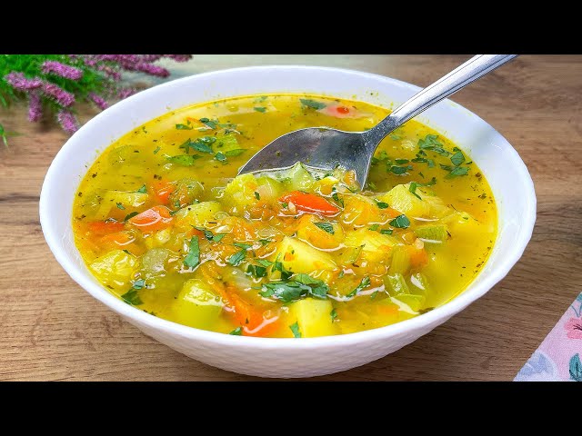 This vegetable soup is like medicine for my stomach! Healthy! TOP 5 soup recipes! ASMR