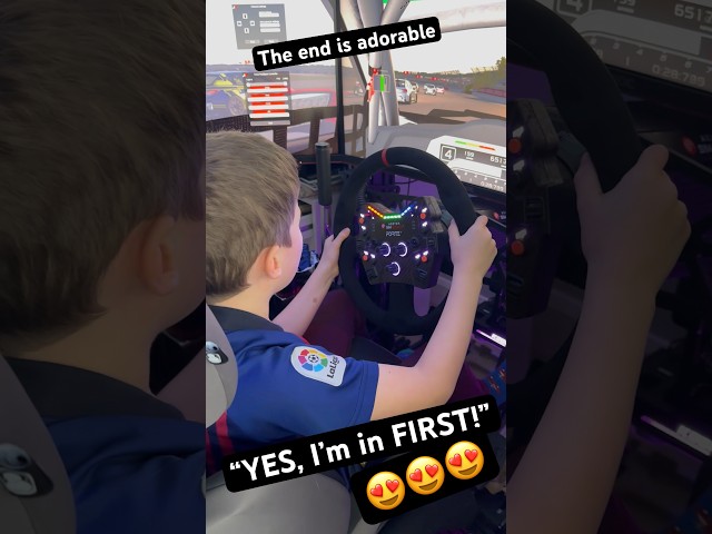 Wait for it! My kids are getting the bug 😅😅😅 #simracing #familytime #asetek #mozaracing #orouge