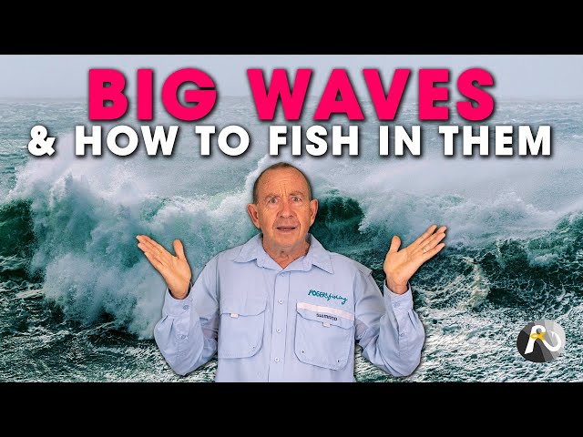 How To Fish in BIG WAVES + WILD SURF: Beach Fishing ( RAW SESSION )