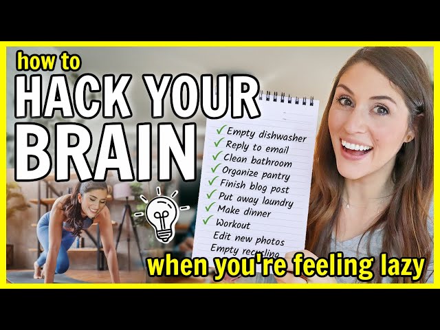 MOTIVATION HACKS ⏰ How to Hack Your Brain to Be Productive When You're Feeling Lazy