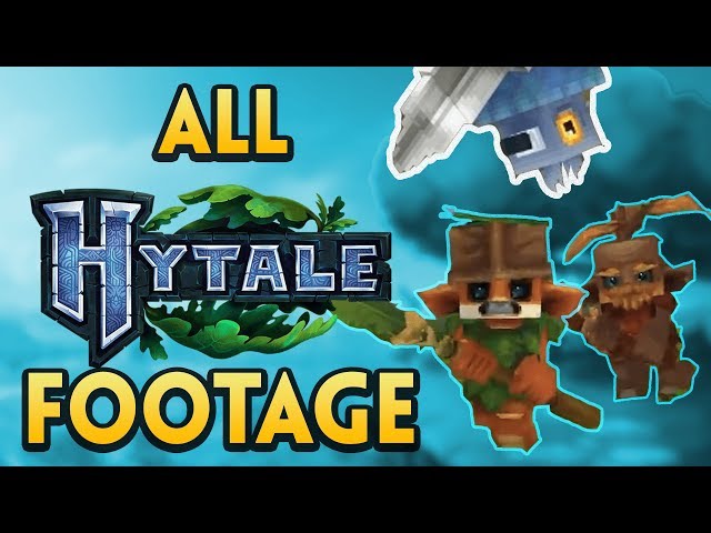 All Hytale GAMEPLAY and FOOTAGE released so far!