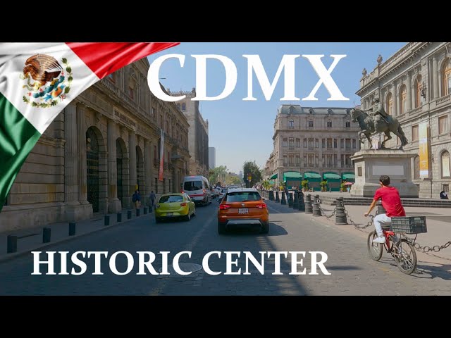 DRIVING in MEXICO CITY (CDMX), Historic Center, MEXICO I 4K 60fps