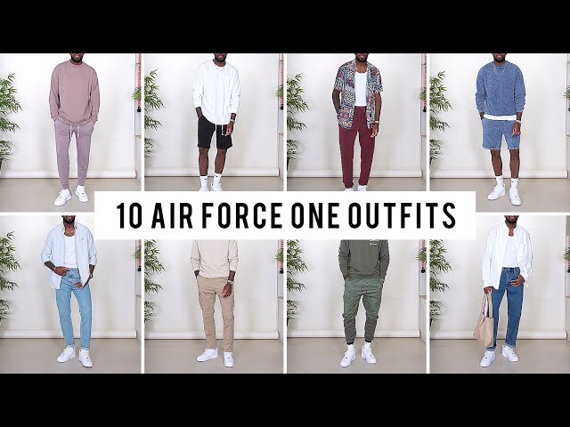 10 Outfits Styling Nike Air Force One's | Outfit Inspiration | Men's Fashion