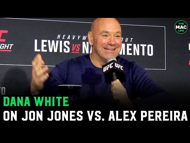 Dana White on Jon Jones vs. Alex Pereira: "Jon's just asking, but he's fighting Stipe"