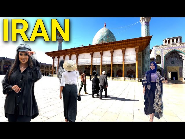 Behold the Shimmering Beauty of Iran's Glass Mosque | IRAN 🇮🇷 VISIT TO SHAH CHERAGH Shrine in Shiraz