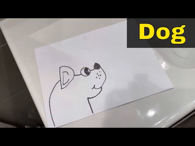 How To Turn The Word Dog Into A Picture-Easy Art Tutorial For Beginners