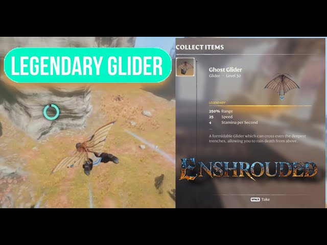 Enshrouded Get the legendary Glider in 3 minutes!