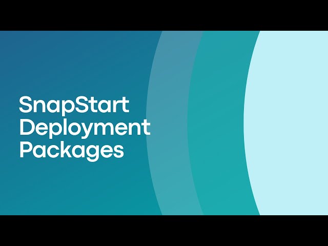 Salesforce | SnapStart for Salesforce Commerce Cloud | SnapStart Deployment Packages