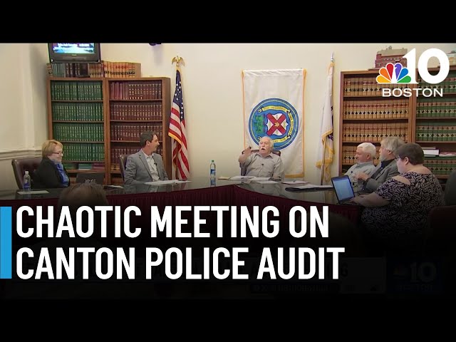 Tempers flare at Canton police audit meeting