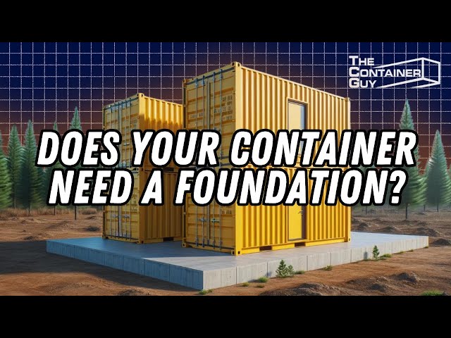 What YOU Should Put Your Shipping Container On!