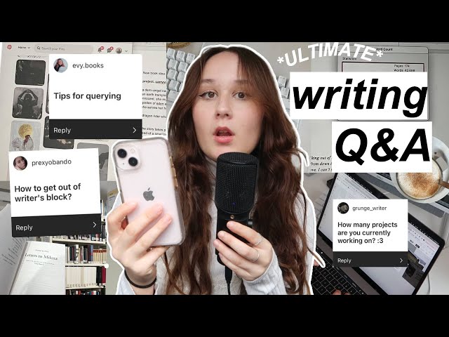 *THE* WRITING Q&A 🖋☕ (answering ALL your writing questions) *in depth* (projects, querying, advice)