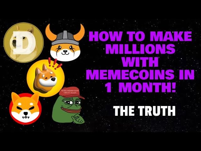 HOW TO MAKE MILLIONS WITH MEMECOINS IN 1 MONTH!