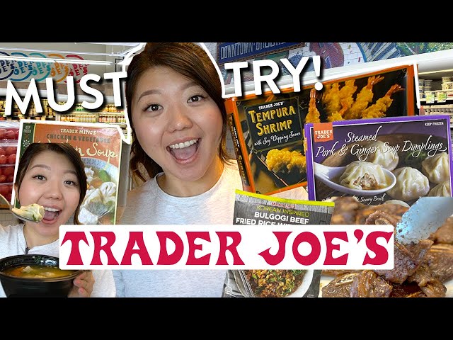 TRADER JOE'S FOOD HAUL! Top Asian Frozen Foods & Snacks to Buy
