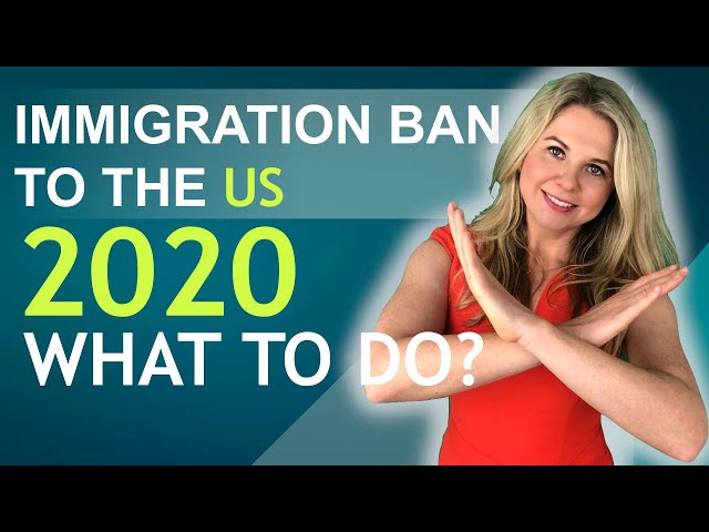 IMMIGRATION BAN TO THE US (2020) - What to do?