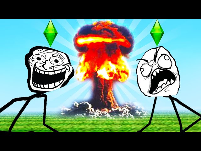 My Trollge Sims Started a Nuclear War! (Garry's Mod)