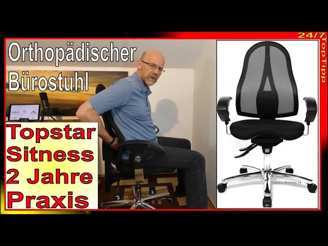 Topstar Sitness ✔ Orthopädischer Bürostuhl [ 2 Jahre Praxis ] Gaming Stuhl - 24/7 Homeoffice TopTipp