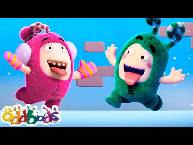CATCHING SNOWFLAKES | Oddbods | NEW | Funny Cartoons For Kids