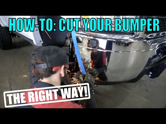 THE RIGHT WAY TO TRIM YOUR BUMPER!