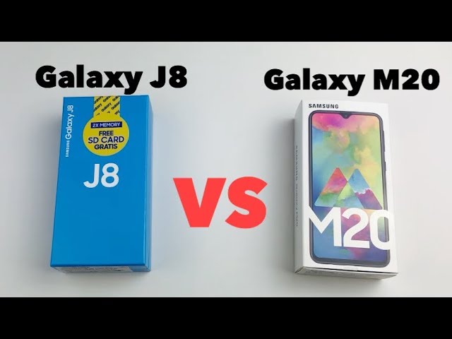 Galaxy M20 vs Galaxy J8 speed test