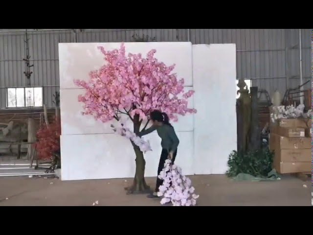 How To Quickly Assemble Custom Silk Cherry Blossom Trees In 5 Minutes