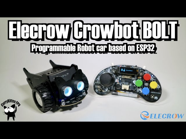 Elecrow Crowbot BOLT robot car.  Use the inbuilt functions or program more yourself!