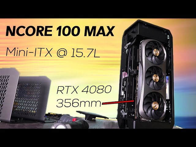 Is Cooler Master's NCORE 100 MAX equipped for High-End Mini-iTX Gaming?