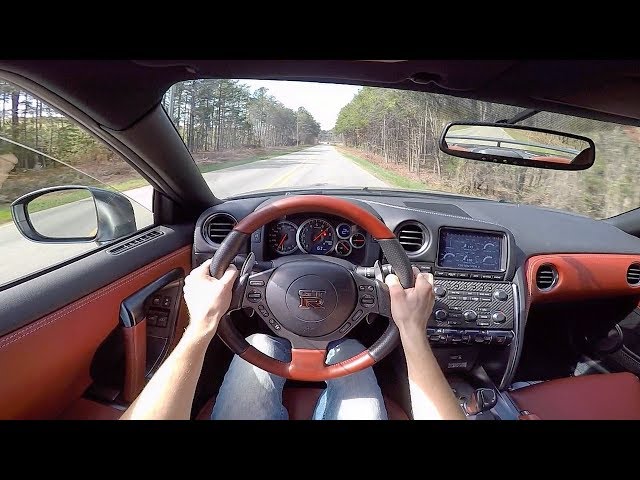 Nissan GT-R Stock Exhaust Acceleration and POV!