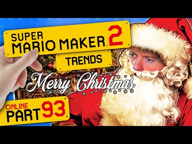SUPER MARIO MAKER 2 👷 #93: Merry Christmas, Jingle Bells & Links icy Archery Training