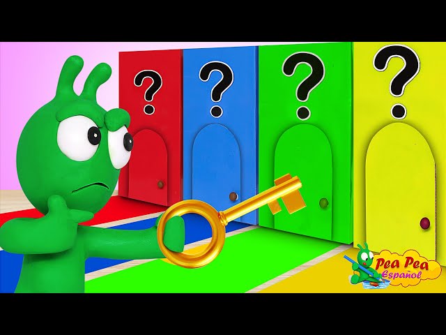 Pea Pea Descubre La Caja Misteriosa De 4 Colores | Dibujos animados para niños - Pea Pea Español