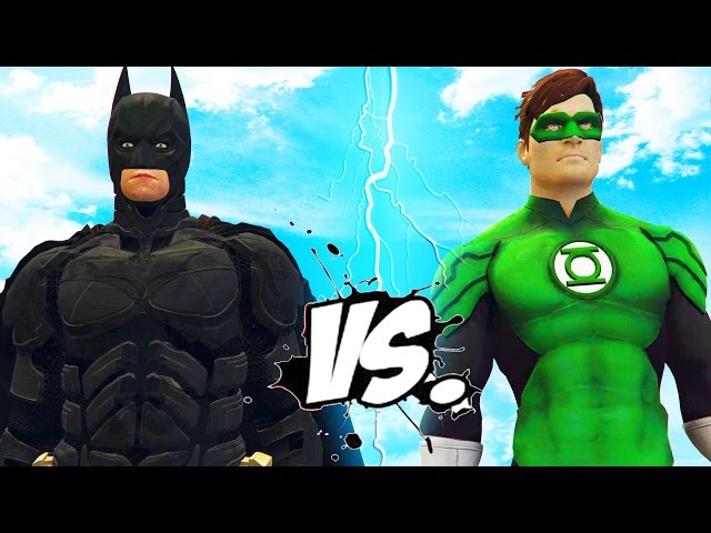 BATMAN VS GREEN LANTERN - EPIC SUPERHEROES BATTLE