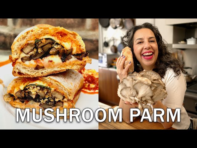 Carla's Mushroom Parmesan Hero