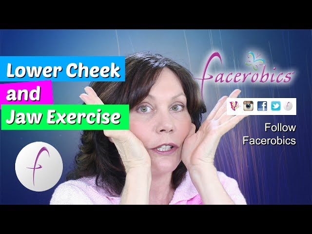 Lower Cheek Exercise to Tone & Shape Face Facial Exercise to Reduce Wrinkles | FACEROBICS®