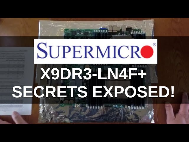 SuperMicro X9DR3-LN4F+ secrets exposed | Motherboard Review
