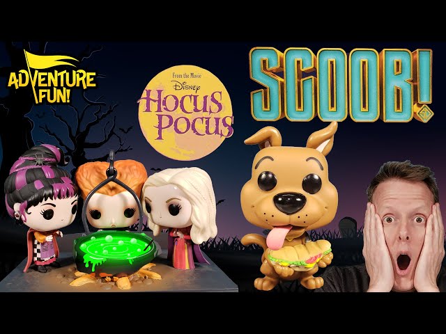 SCOOB! Scooby-Doo Meets Disney’s Hocus Pocus Sanderson Sisters Funko Pops Adventure Fun Toy Review!