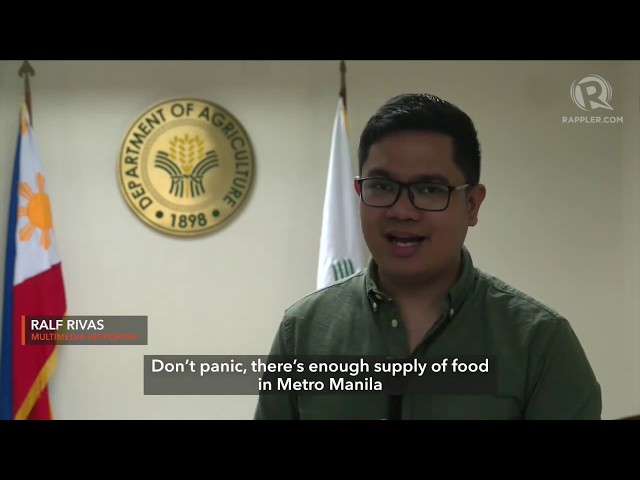 Don’t panic, we have enough food – Agriculture Secretary William Dar