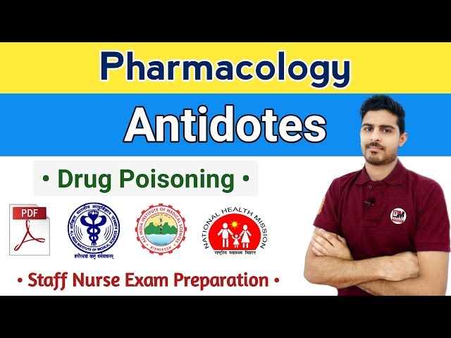 List of Antidotes || Pharmacology