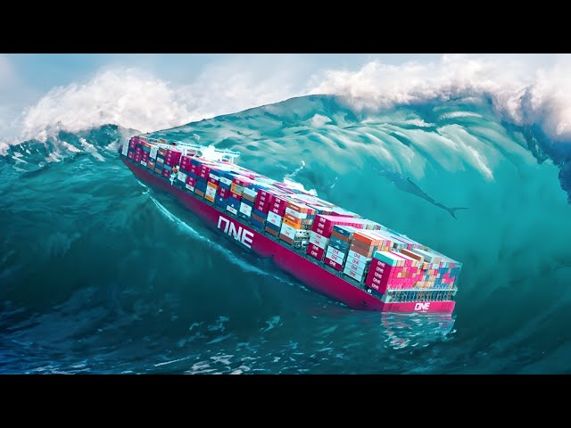 Porqué las OLAS MONSTRUO No Pueden Hundir Barcos Grandes Durante las Tormentas | Barcos en alta Mar