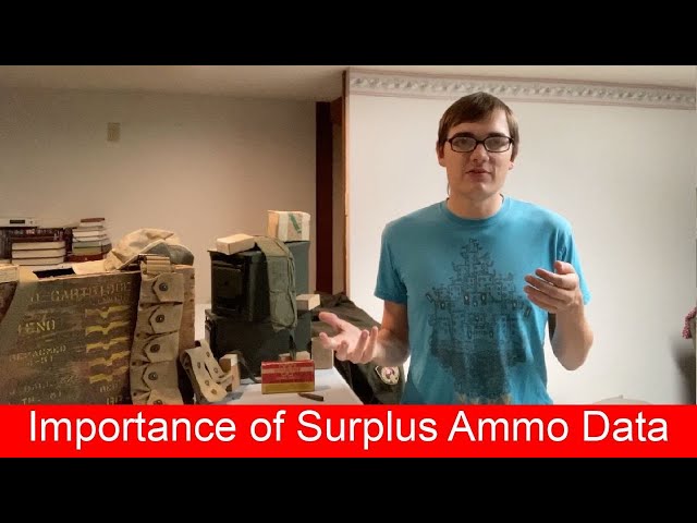 Importance of Surplus Ammo Data