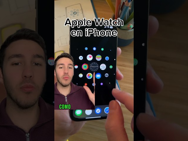 El Apple Watch en tu iPhone... 😳 Sería MUY INNOVADOR